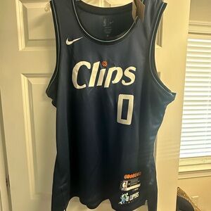 Unisex LA Clippers Nike Navy 2023/24 Custom Swingman Jersey - City Edition